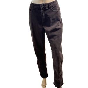 St. Johns Bay Brown Straight Leg Casual‎ Corduroy Pants 14 Preppy Twee Aesthetic